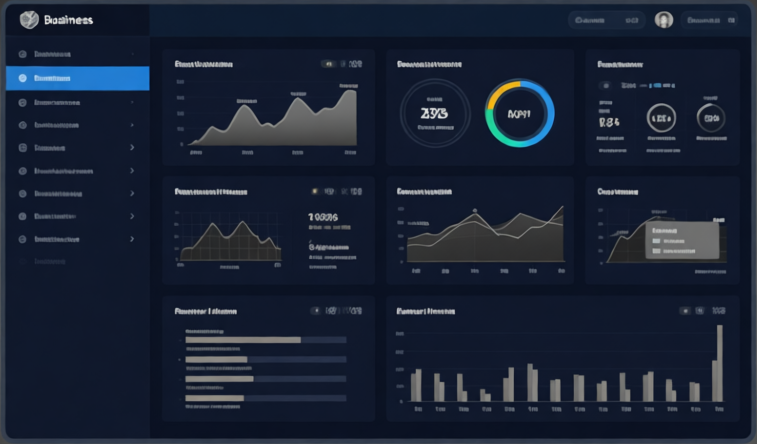 Dashboard Ansicht Mockup